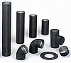 Heat-Fab 6" x 12" Black Stovepipe